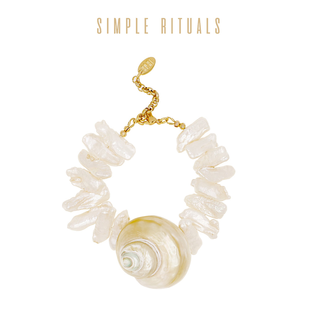 23FW [ Voice of the Sea ] Conch Pearl Bracelet