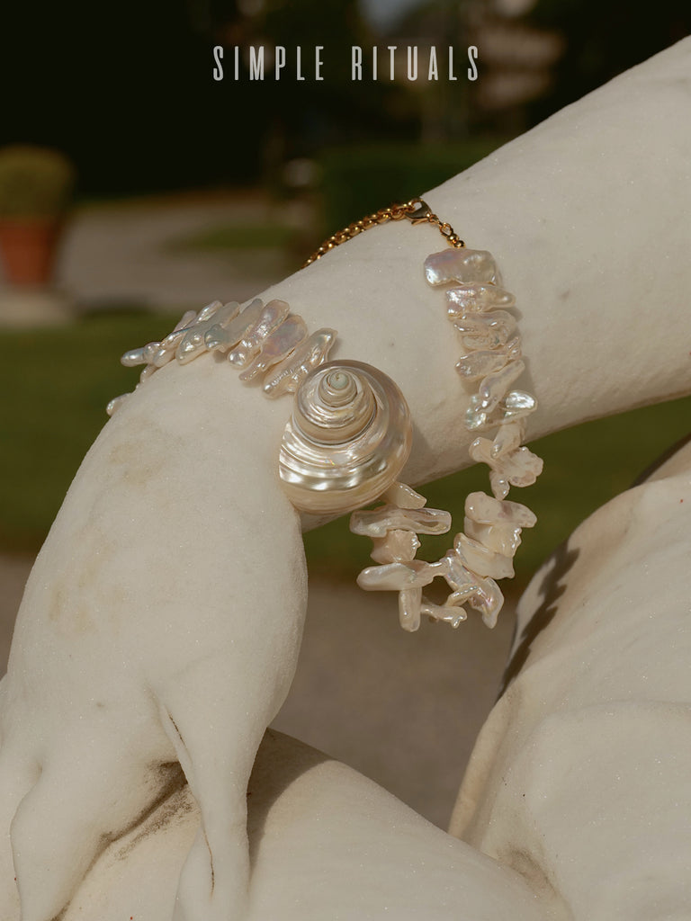 23FW [ Voice of the Sea ] Conch Pearl necklace