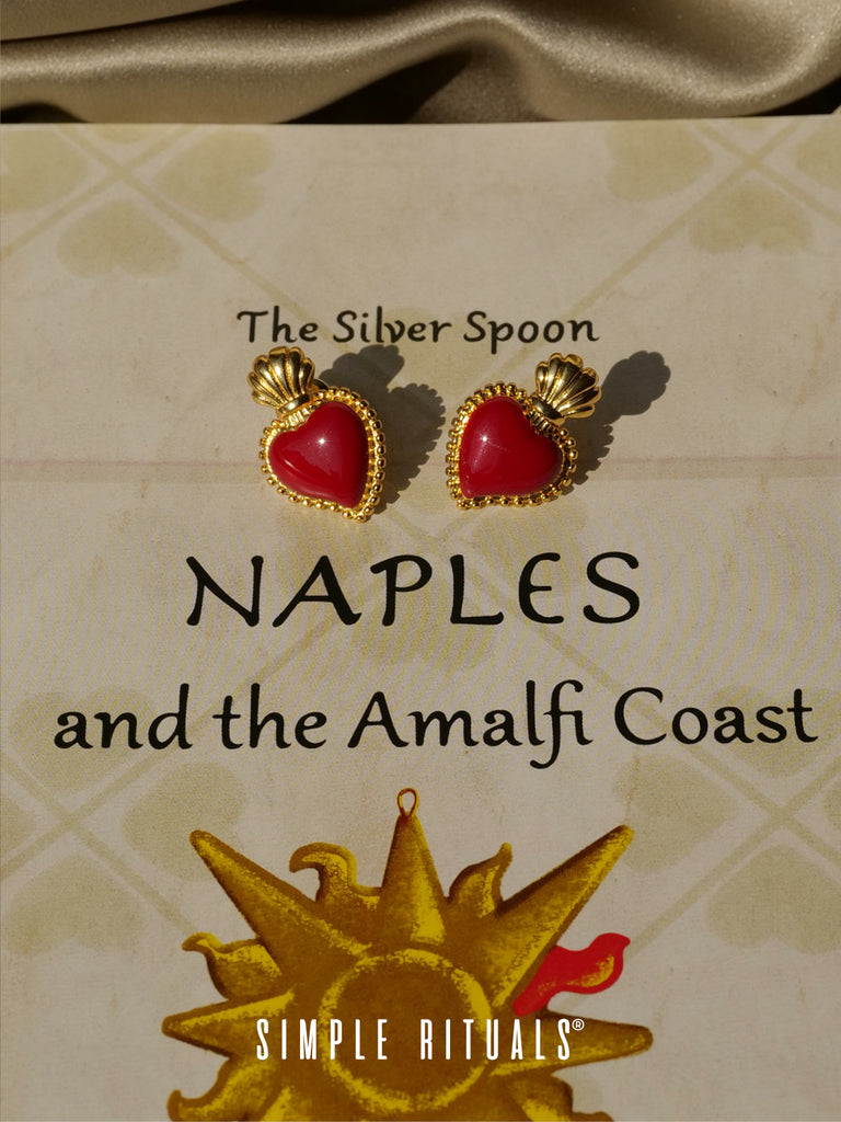 [ LOVE from Napoli ] Sacred Hearts earrings