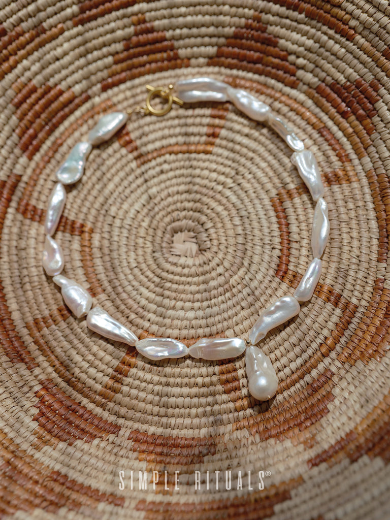[ Margarita ] Baroque Pearl Necklace