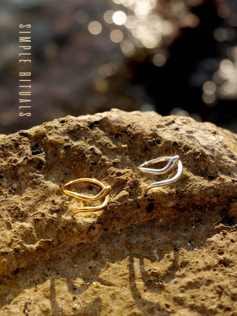 [ Canto Mediterraneo ] #B Silver Snake Ring /Anello argento a serpente
